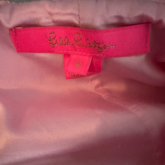 Lilly Pulitzer Zoya Pink Ruffled Women's Top - Picture 7 of 7